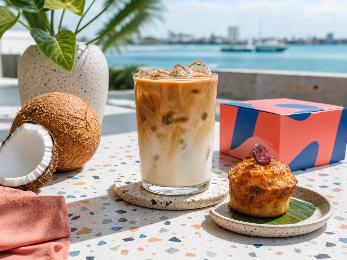 Social media campaign photography for a local Malé café